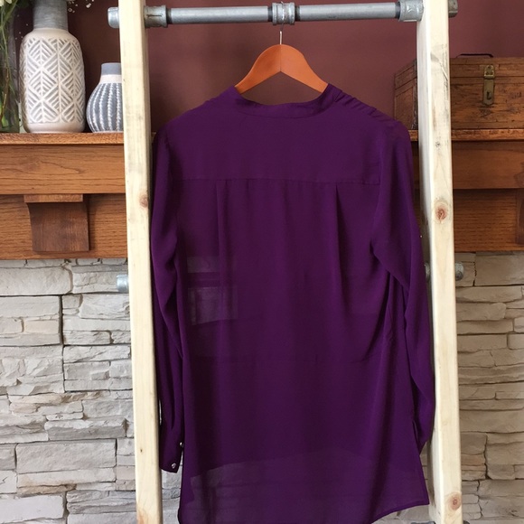 Deep Purple Blouse - Picture 4 of 4